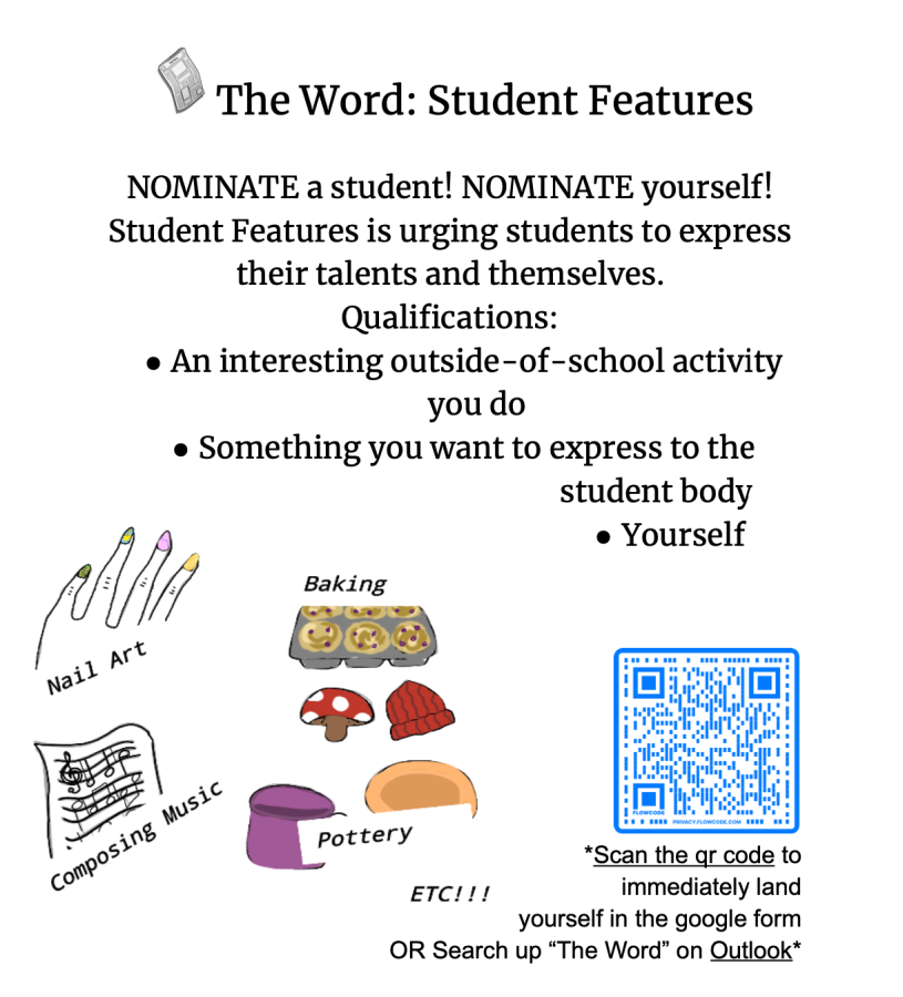 Student Features Nominations!